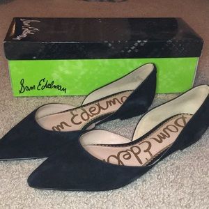 Sam Edelman black slip ons!!